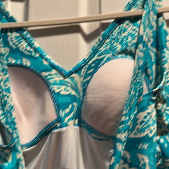 L.L. Bean x Summersalt The Perfect Wrap One Piece Swimsuit 22 Plus Batik - Picture 11 of 11